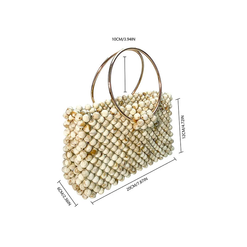 Hand-woven Beaded Bag