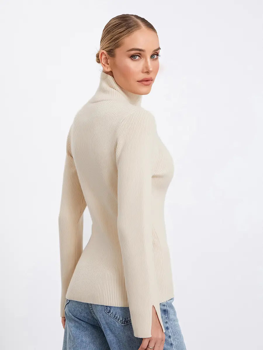Women Zip Up Sweater