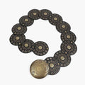 Vintage Rivet Patchwork Design Wide Belts For Women