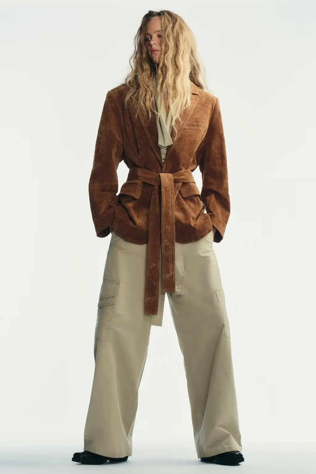 Faux Suede Vintage Jacket Coats For Women