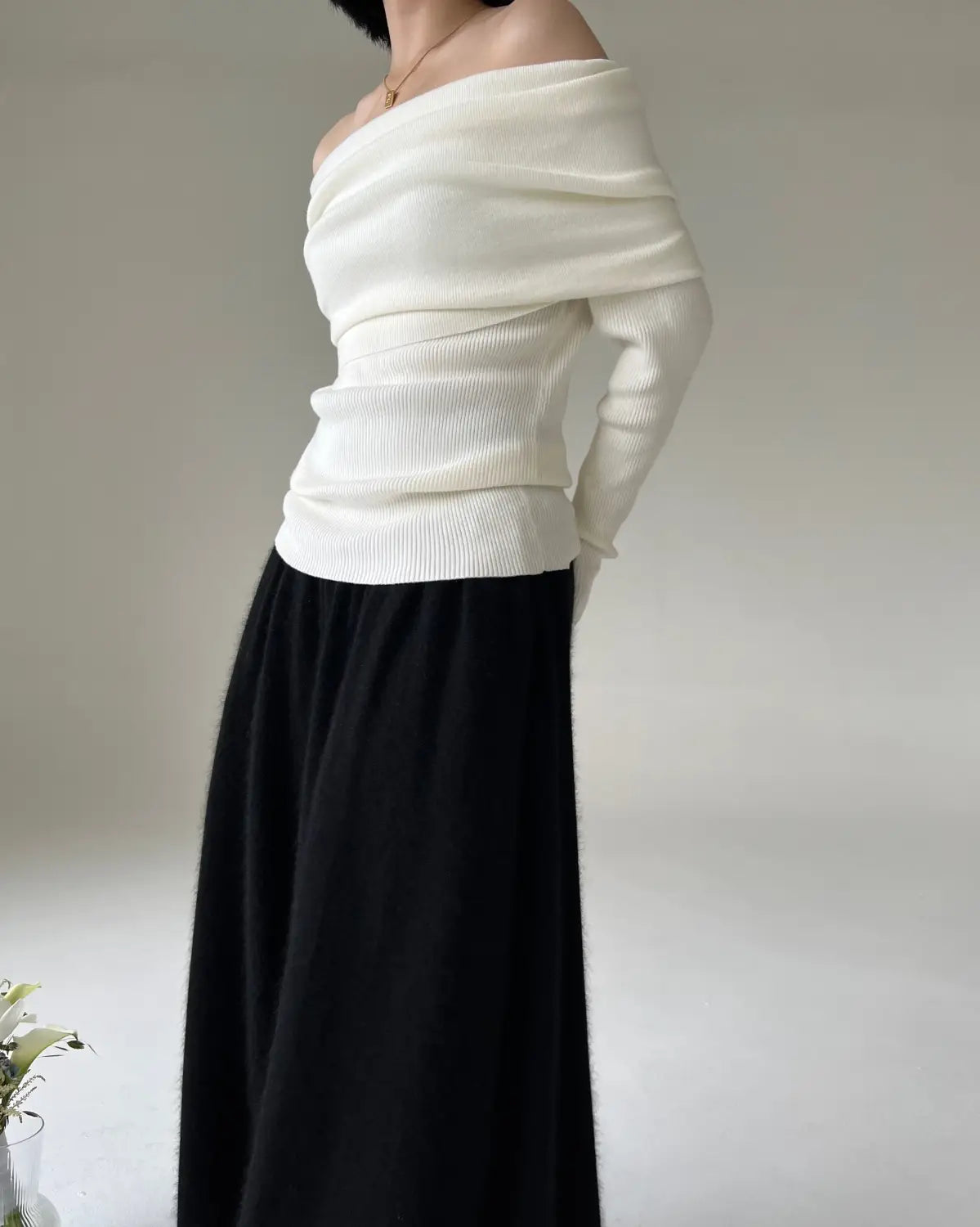 Off Shoulder Women Sweater