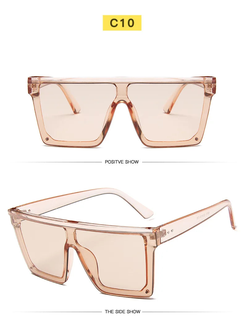 Oversized Square Sunglasses Women