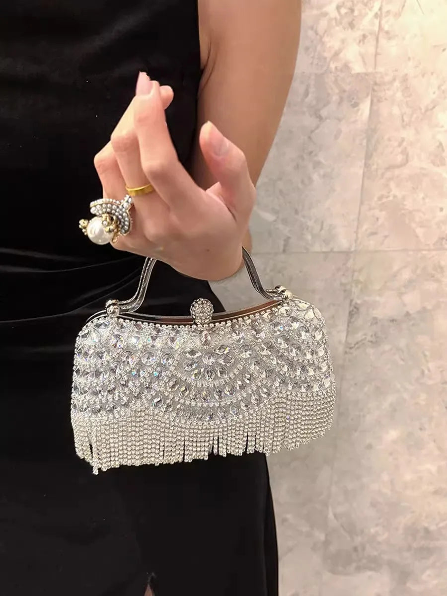 Diamond Evening Clutch Bag