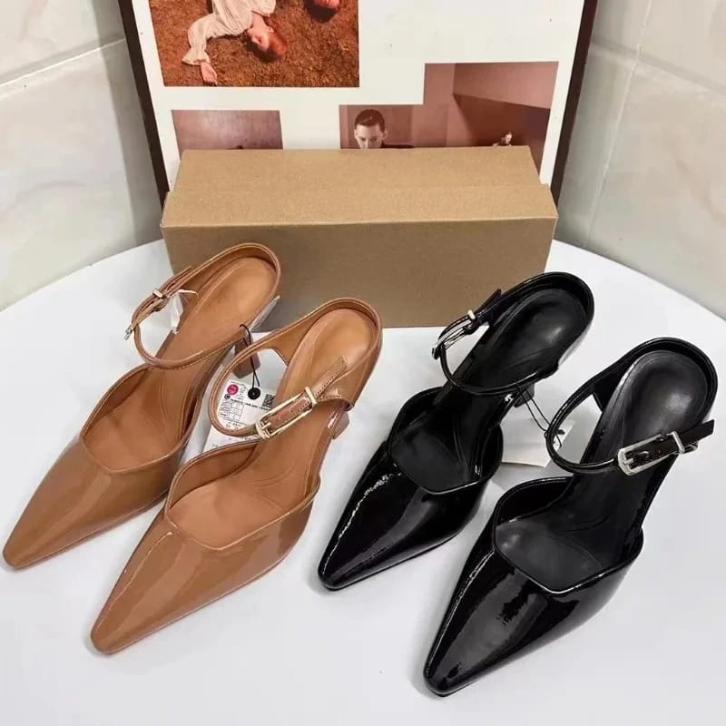 Ankle Strap Woman High Heels Pumps