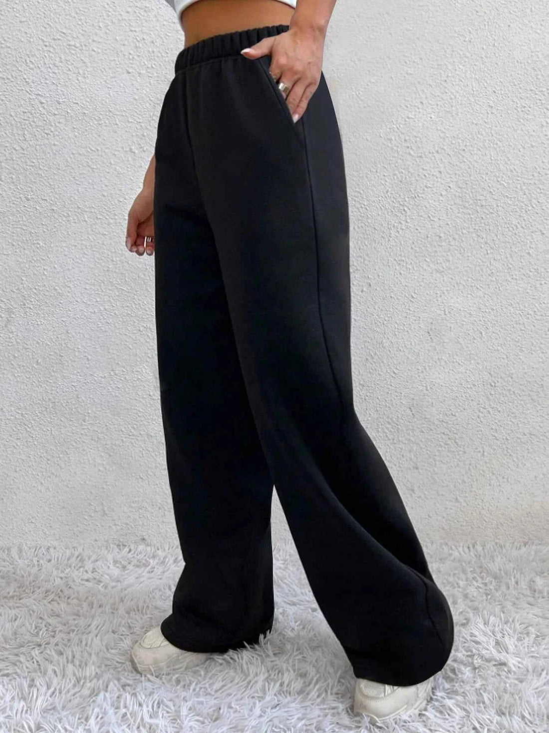 Women's Warm Pants Fleece Lined High Waist