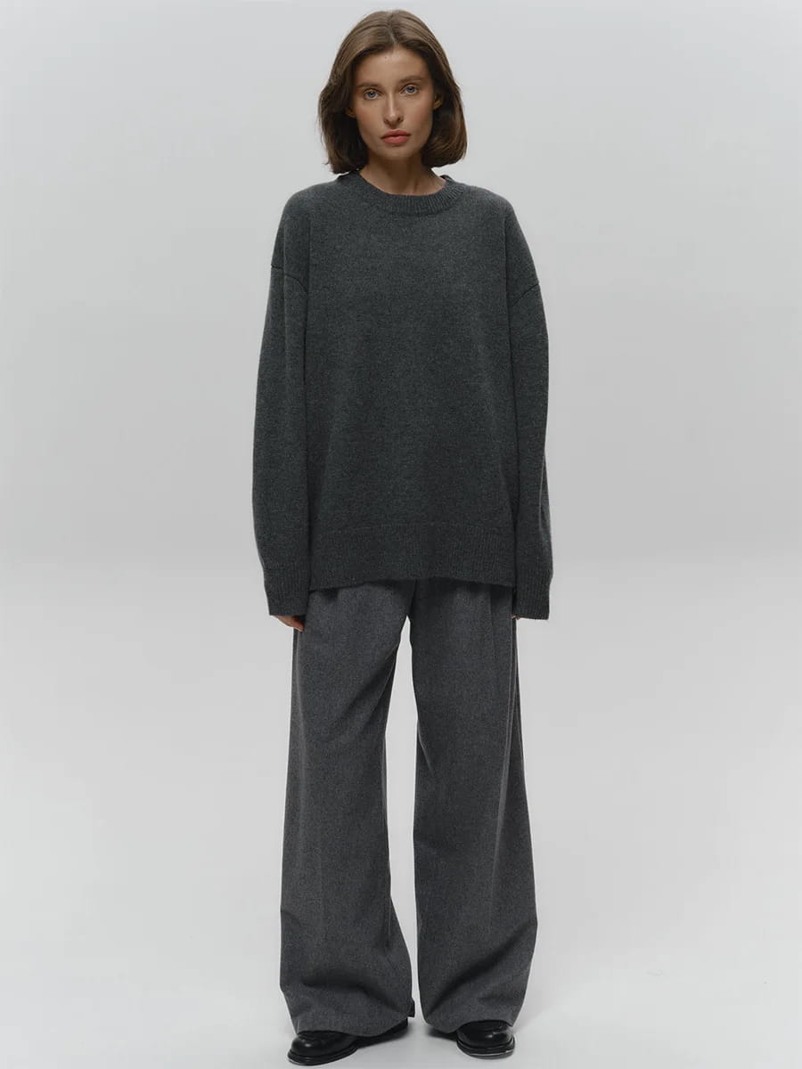 Women’s O-Neck Oversized Sweater