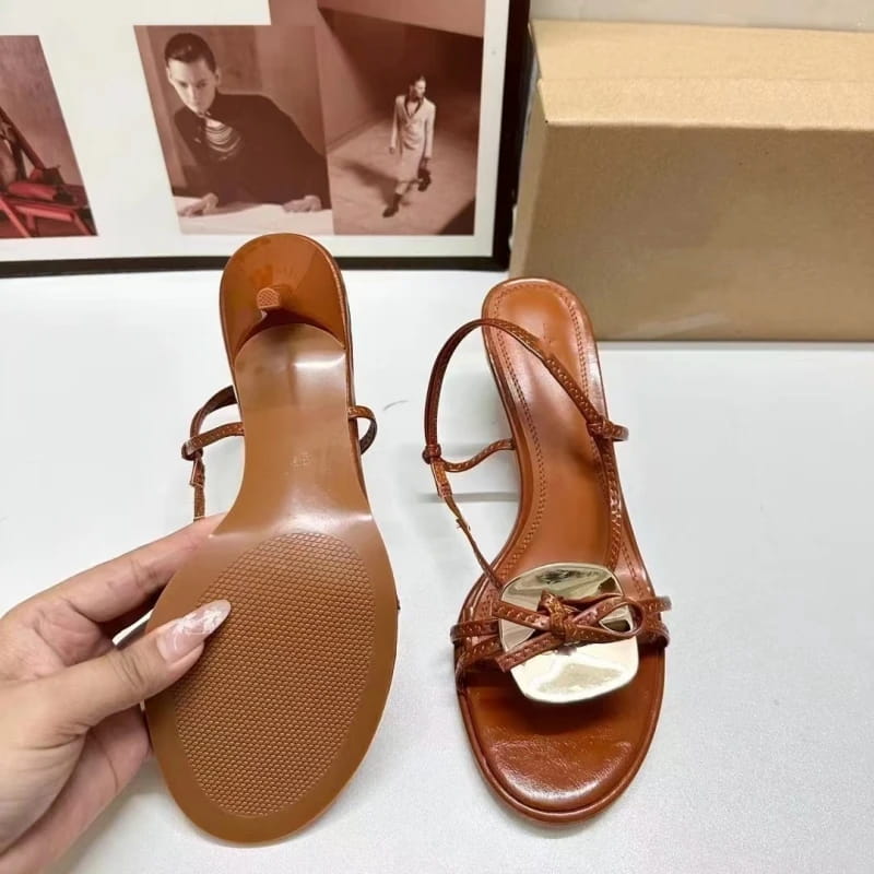 Summer Brown High Heel Sandals Women