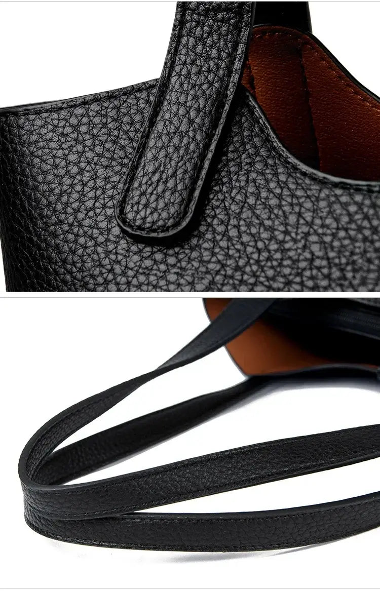 Soft Pu Leather Shoulder Carrying Hobo Bag for Women