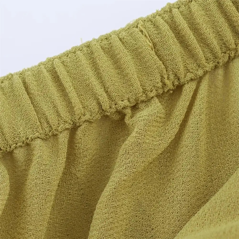 Women’s Splicing Irregular Versatile Solid Color Temperament Half Skirt