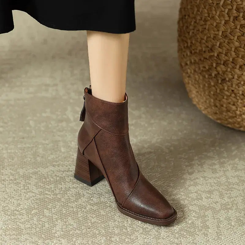 Woman Chunky Ankle Boots Women