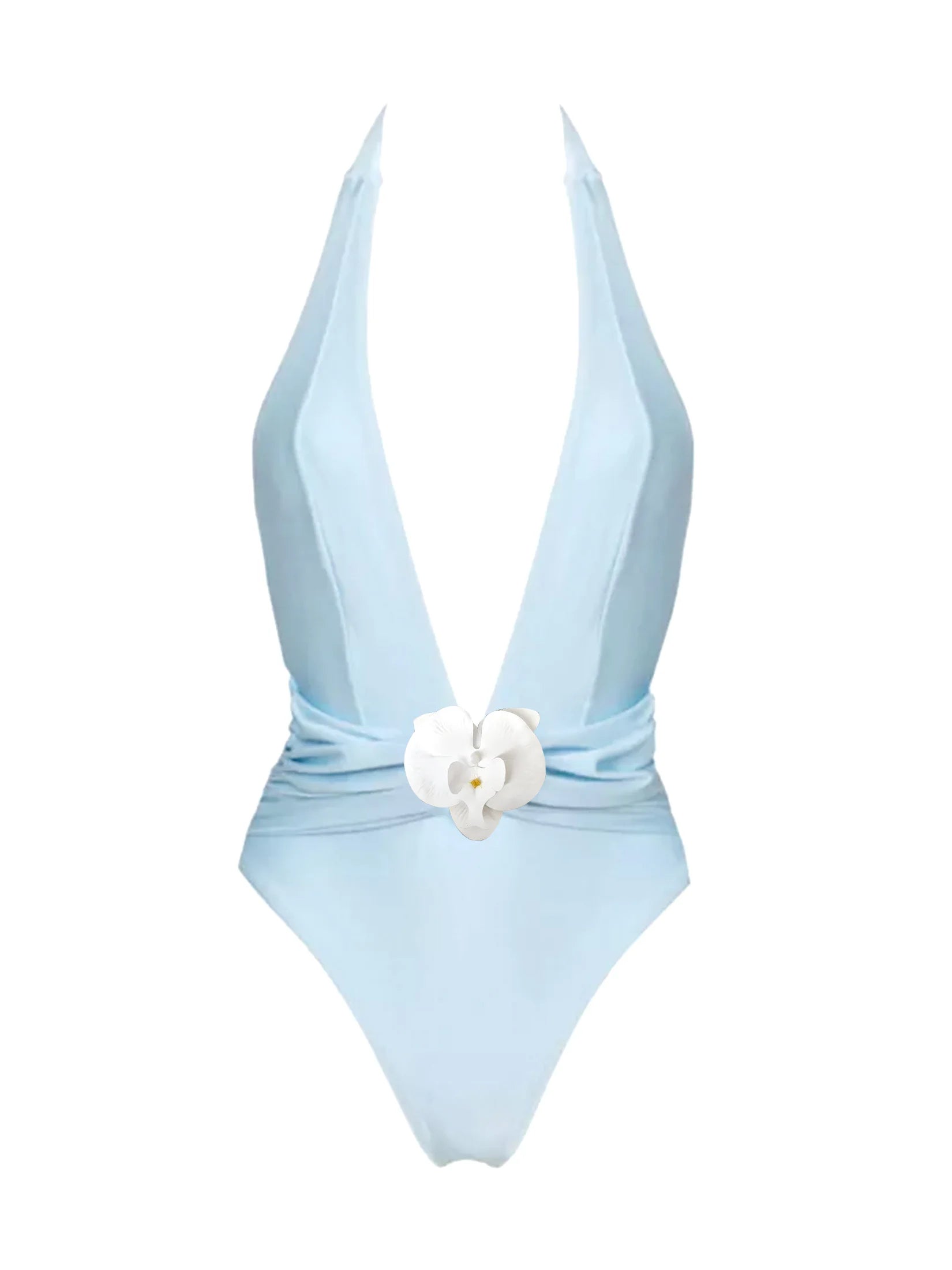 One Piece Siwmsuit with Sheer Skirt Coverup Beachwear Holiday Dress