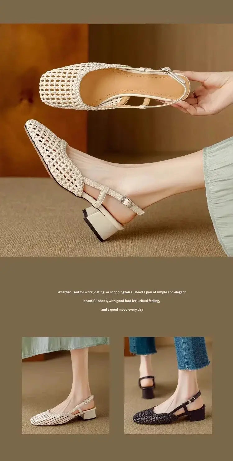 Hollow High Heels Women’s Sandals