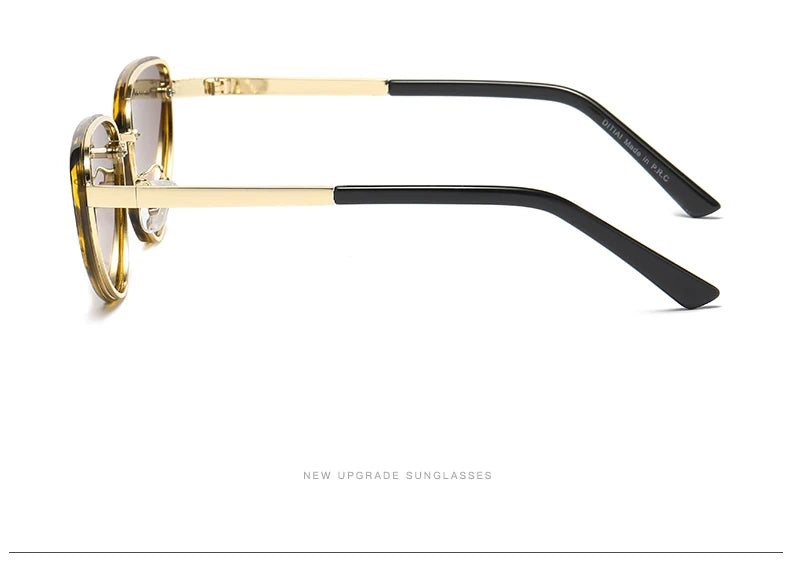 Metal Cat Eye Sunglasses Women