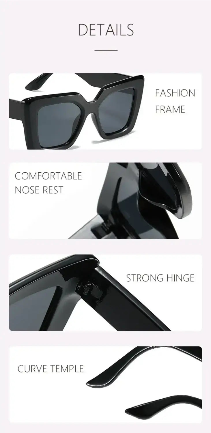 Oversized Square Sunglasses Women