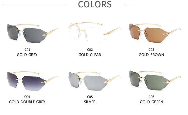 Polygon Square Sunglasses Women