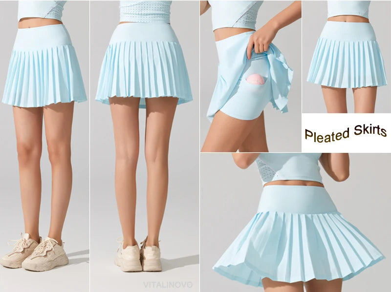 Pleated Tennis Skirt for Women
