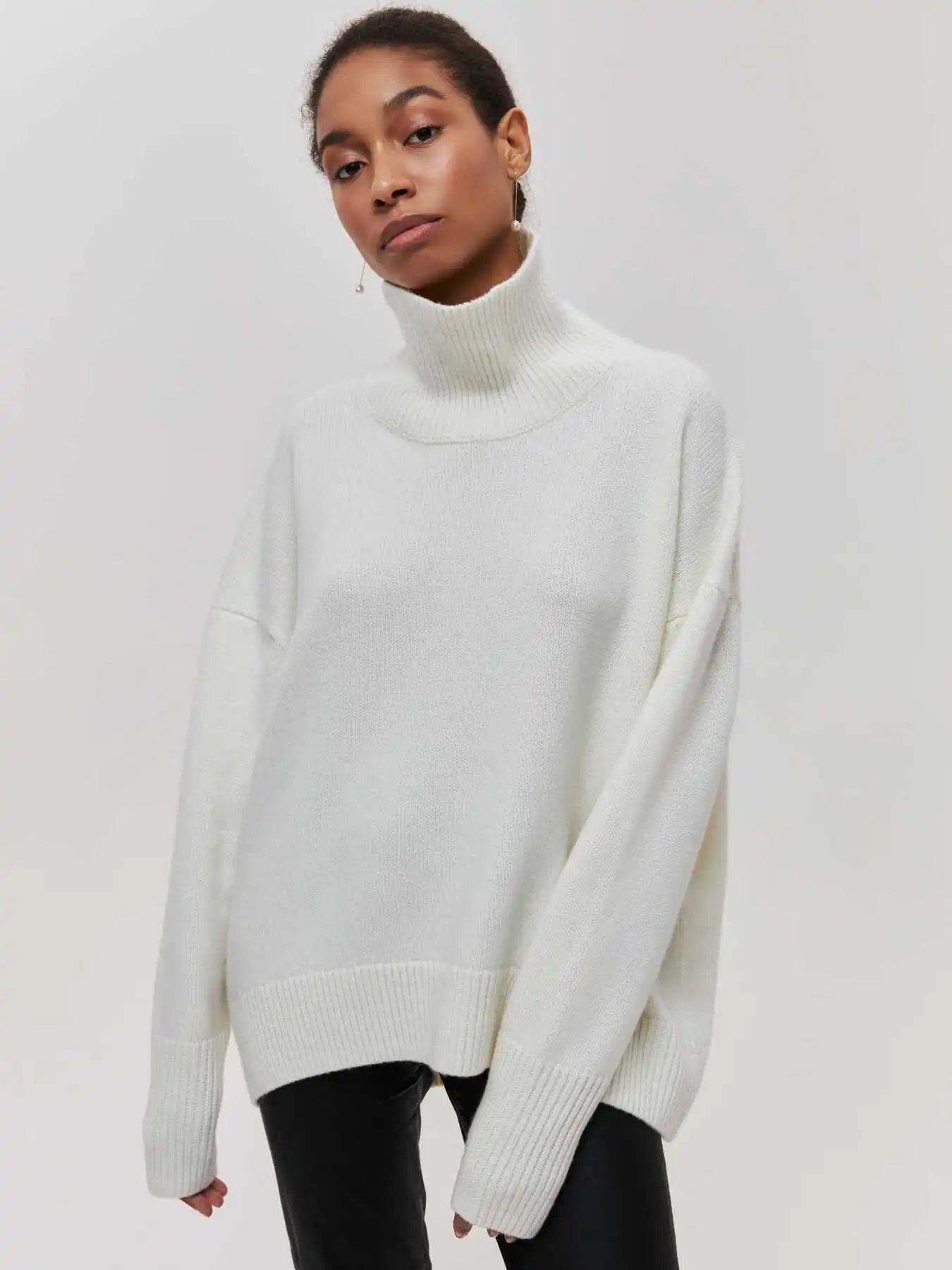O-neck Knit Sweater Autumn and Winter Women’s