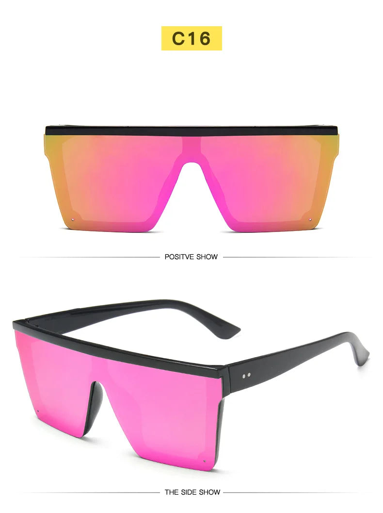 Oversized Square Sunglasses Women
