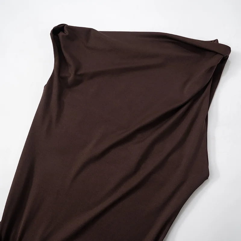 Off-shoulder Pleated Maxi Dress Women’s