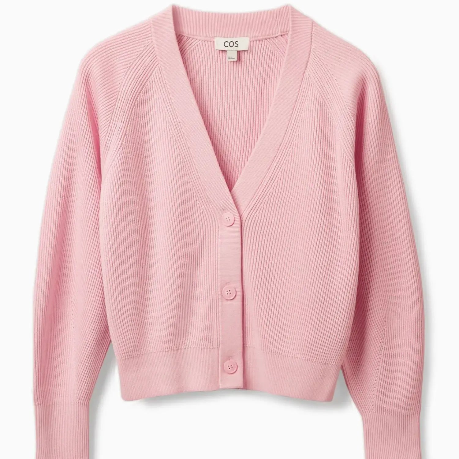 Casual V-neck Ribbed Bat-sleeve Cardigan for Women