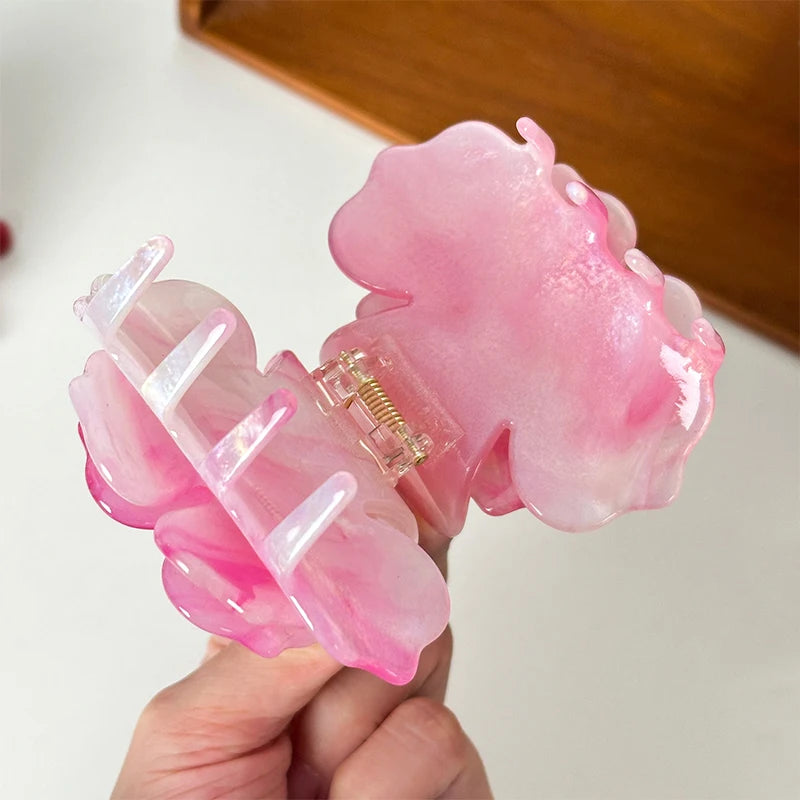 Candy Color Flower Hair Brooch