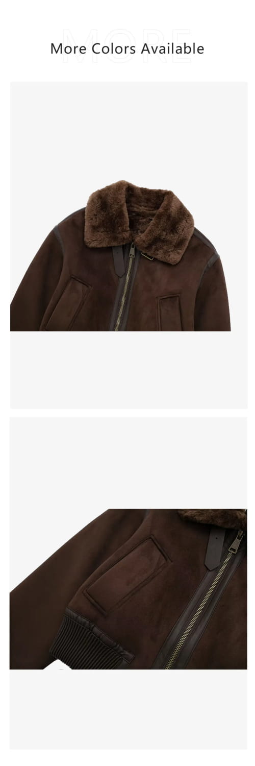 Women’s Casual Standing Neck Contrast Strap Decoration Loose Double sided Jacket Coat