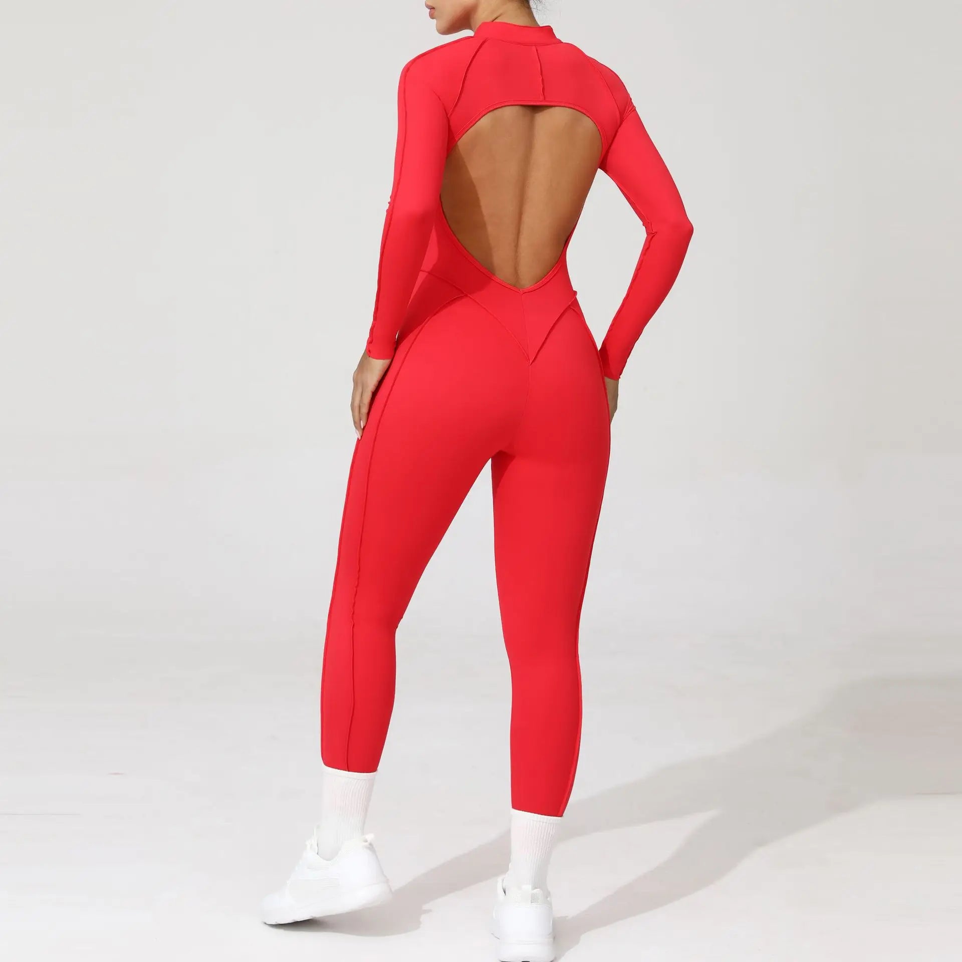Women One Piece V Back Tracksuit