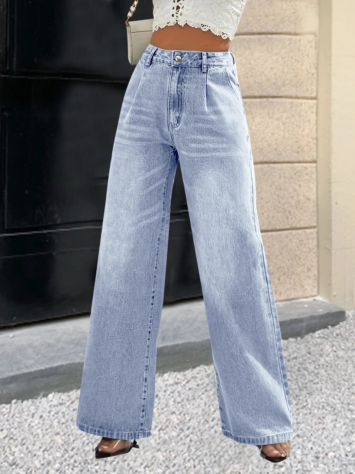 Women's Cross-border Light Blue Jeans - Norellé