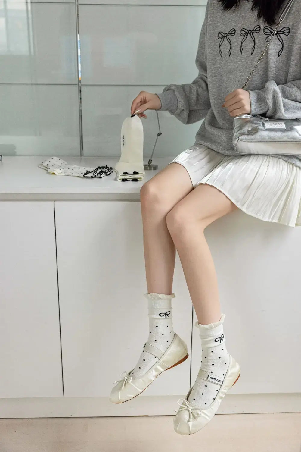 Sweet Ballet Style Ultrathin Breathable Socks for Women