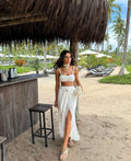 Cover Up Skirt Beach Women Tube Top Three-piece Elegant And Pretty Dress - Norellé
