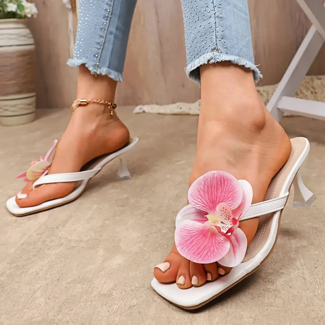 Women Elegant High Heels Sandals