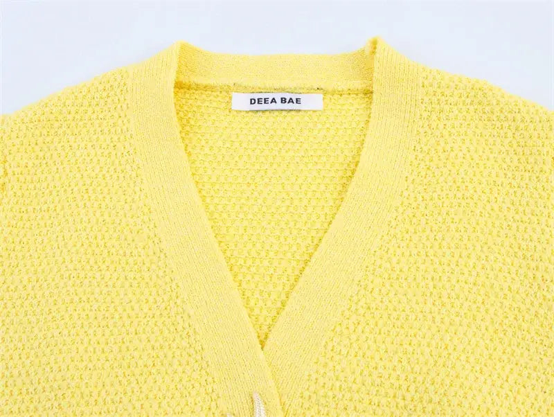 Women’s Cardigan Short-sleeve Knitted