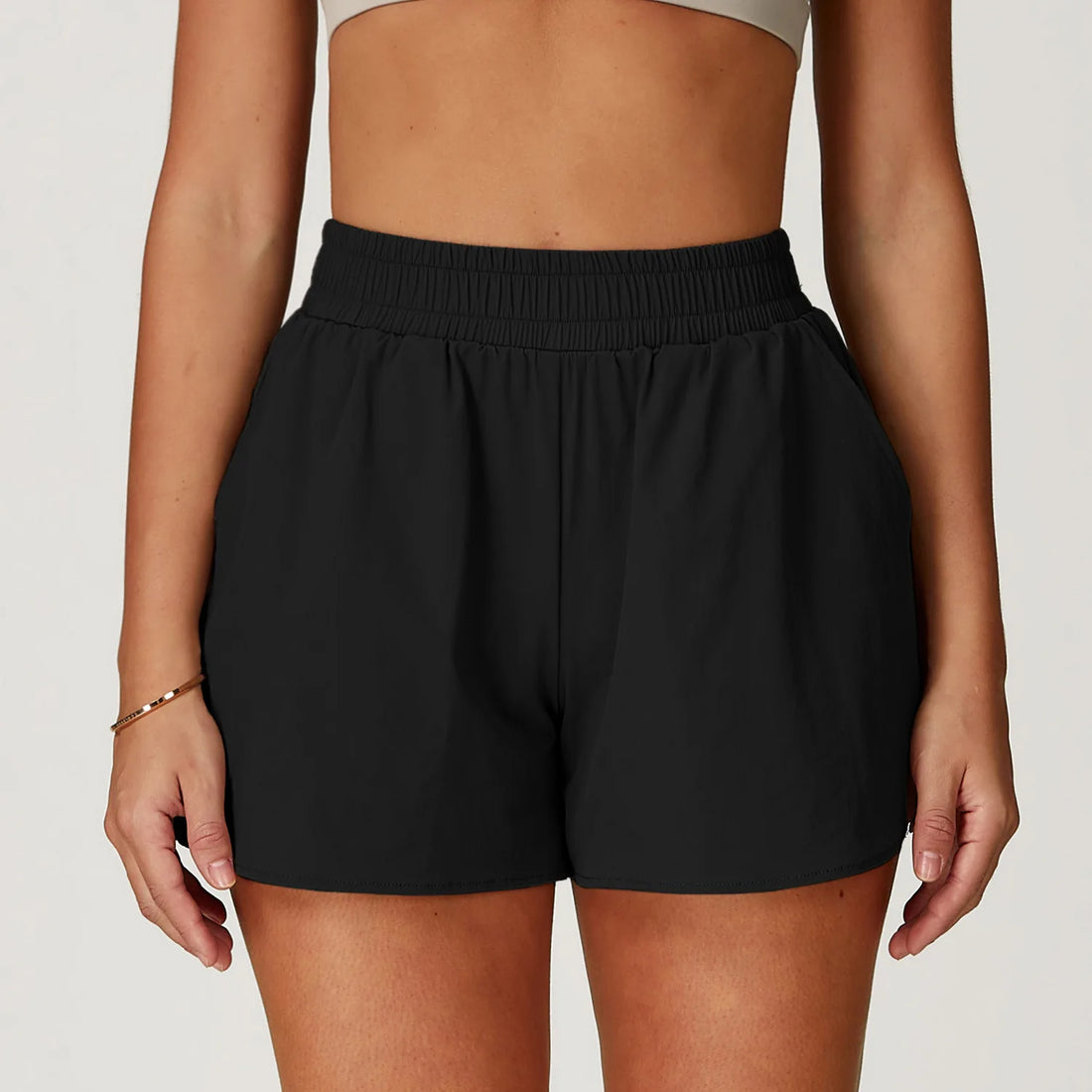 Women's Yoga Shorts with Pockets