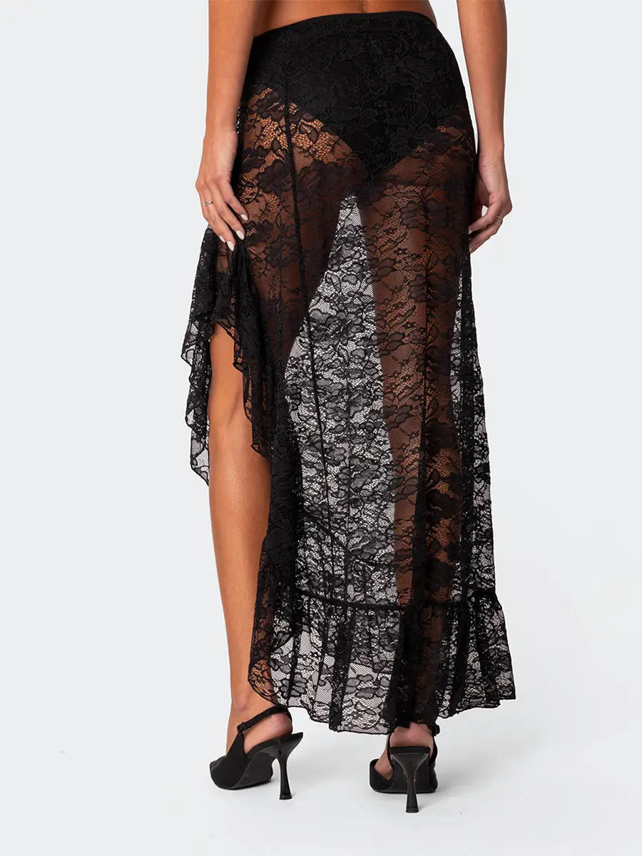 Women’s Summer Lace Long Skirt