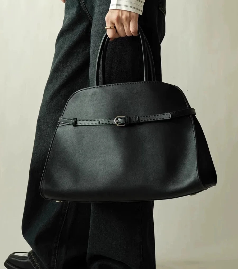 Brand Belt Design Handbag Vintage Women’s Large Capacity