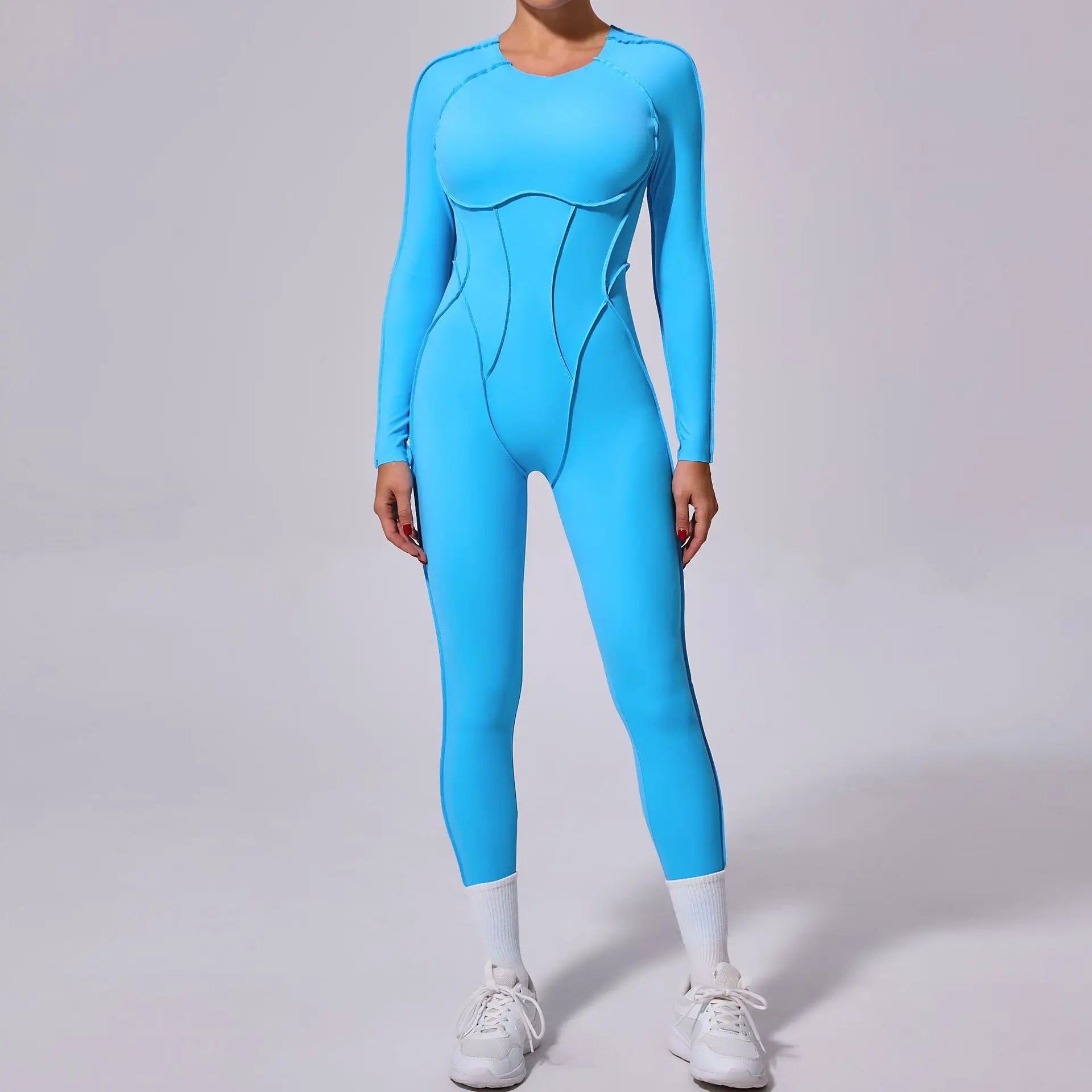 Women’s Sports Bodysuit Kit Yoga Fitness Jumpsuit
