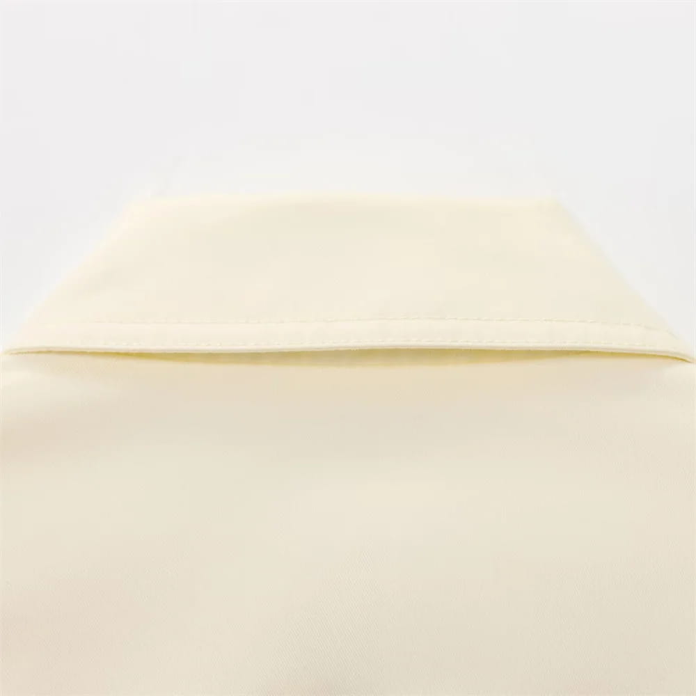 Women’s Jacket with Simple and Versatile Zipper Collar Long Sleeve