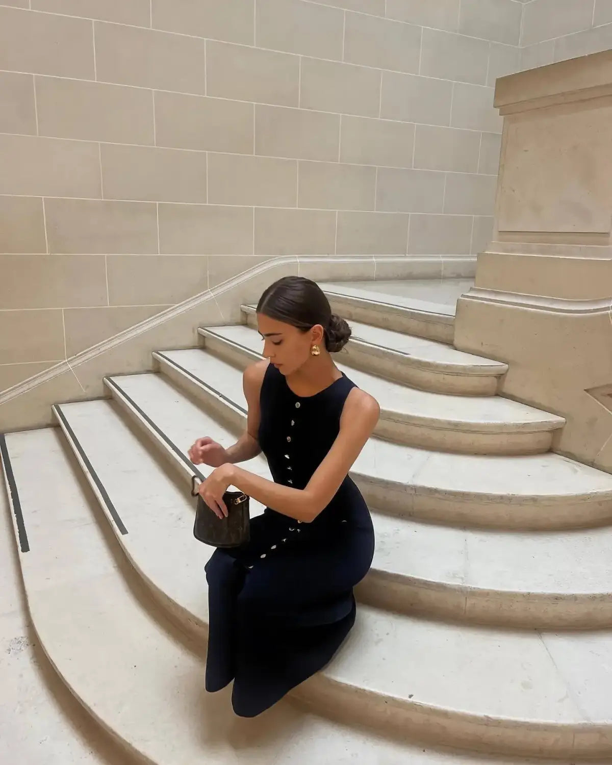 Knit Ribbed Cardigan Maxi Dress