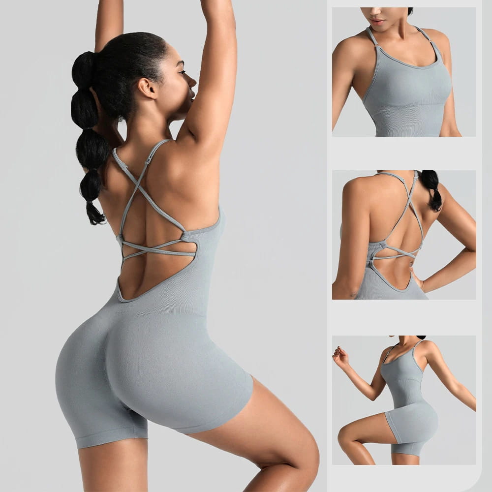 Women’s Jumpsuit Hollow Out Suspender Bodysuit