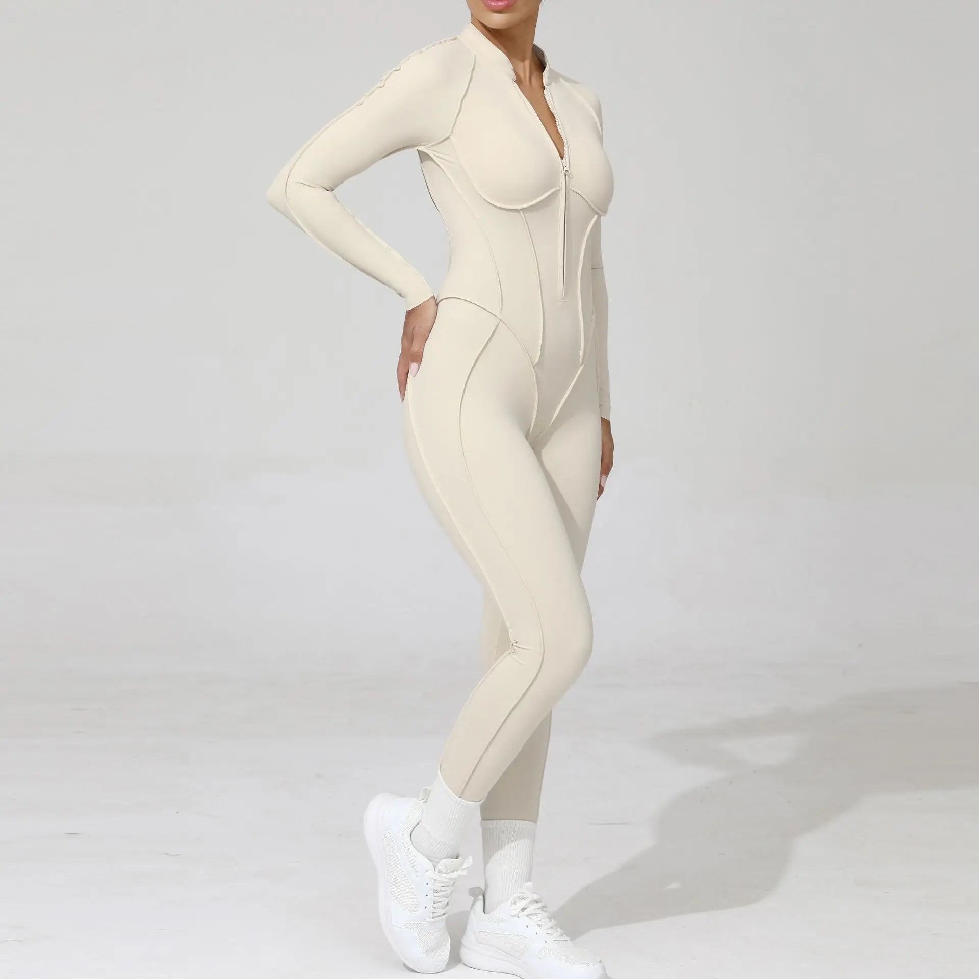Women One Piece V Back Tracksuit