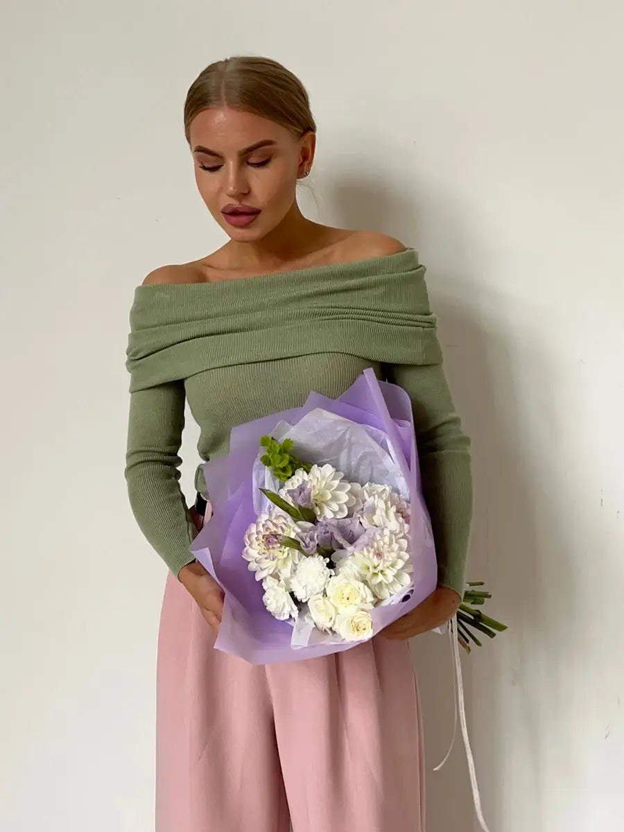 Women Knitted Wool T-shirt