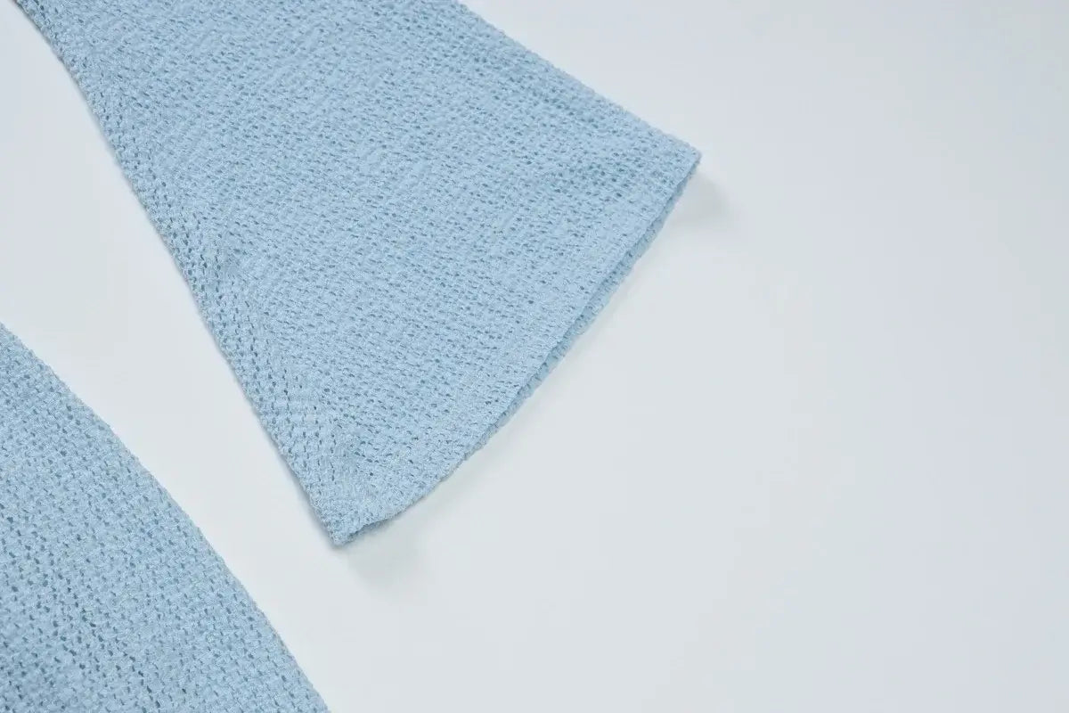 Backless Lace Up Knitted Dress For Women