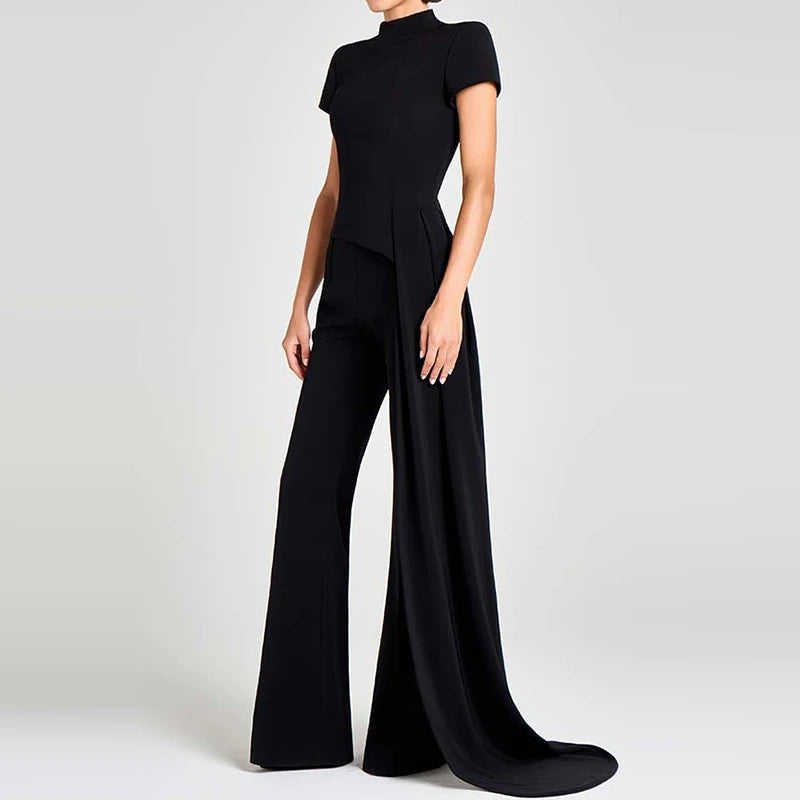 Casual Short Sleeve Pullover & Long Pant Women Set