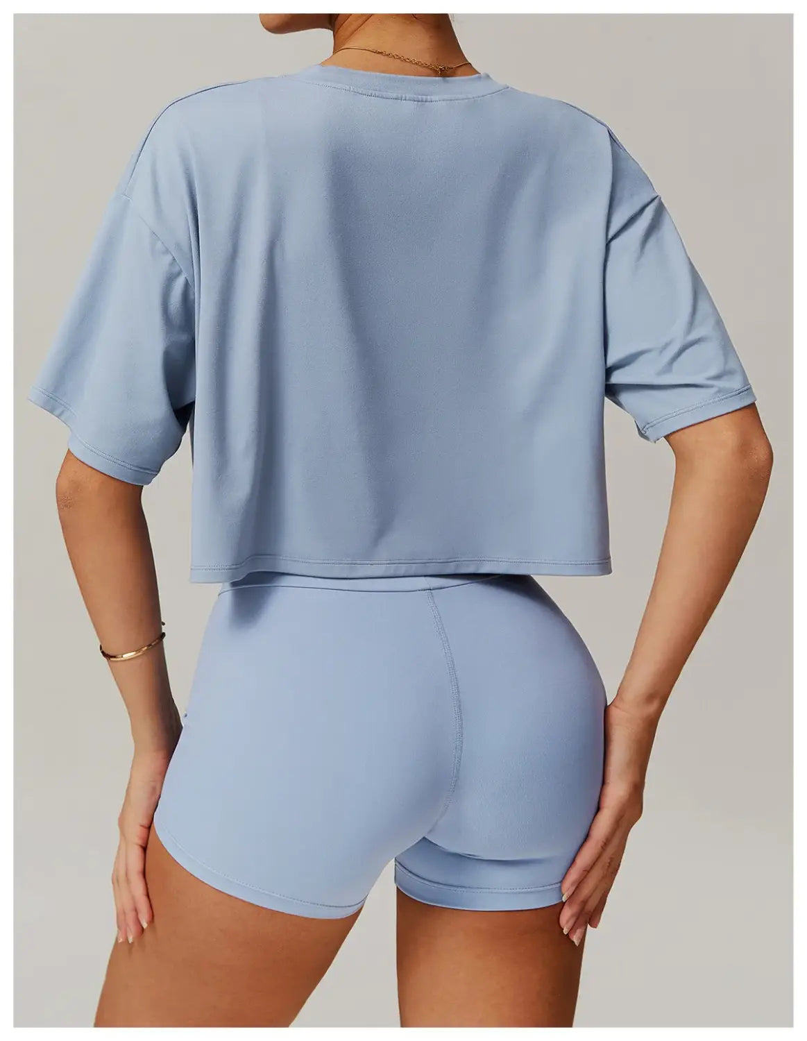 Loose Yoga Top Women Short Sleeve Gym