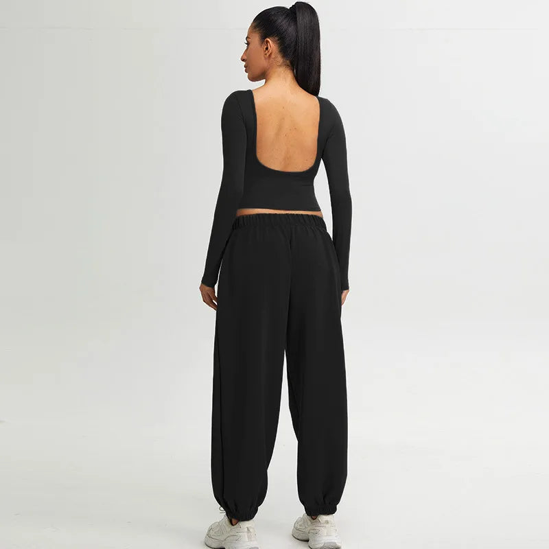 Women’s Long Sleeve Top Yoga Shirts Running T-Shirt