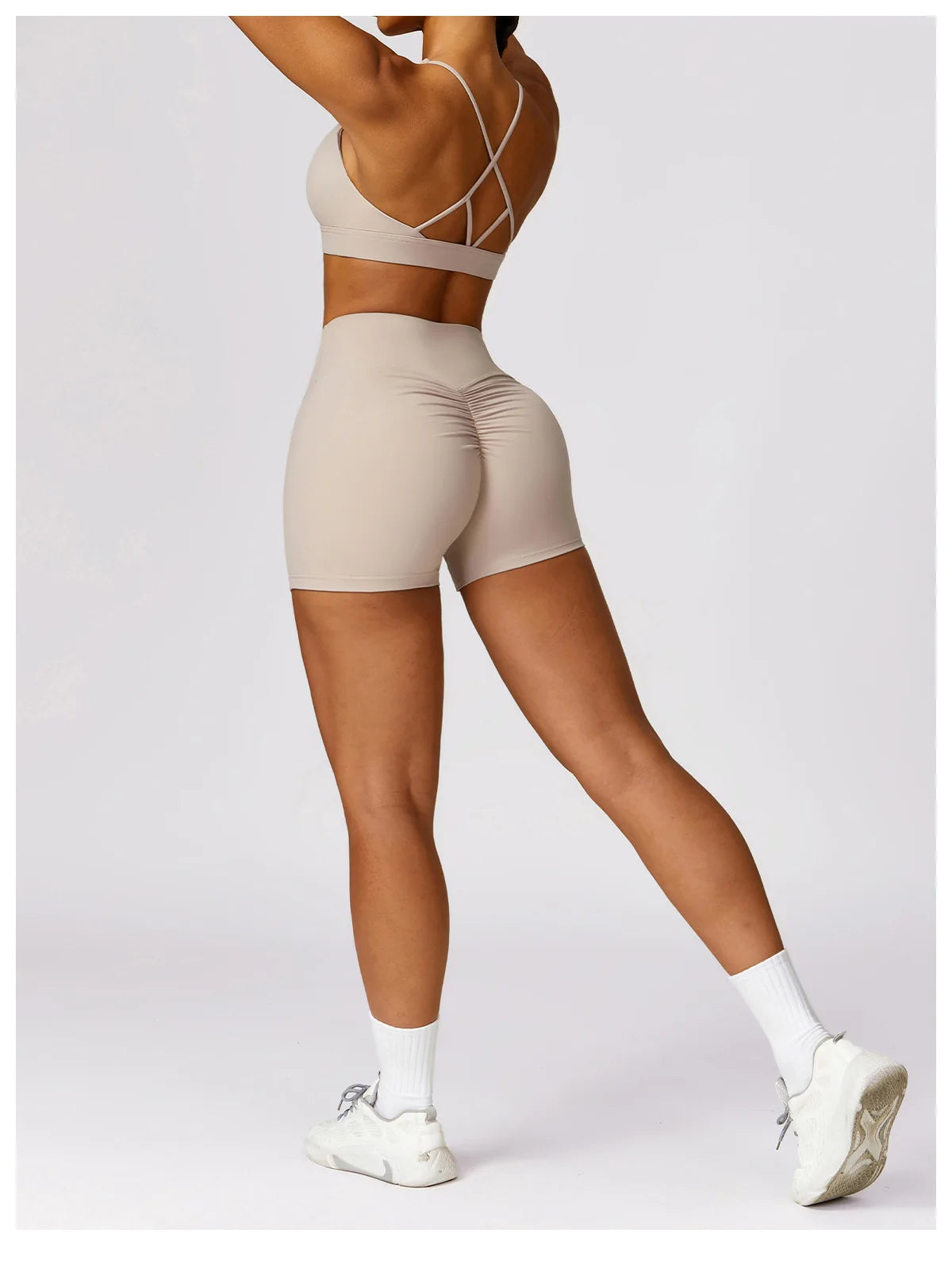 Fitness Shorts Buttock Lift Scrunch Yoga