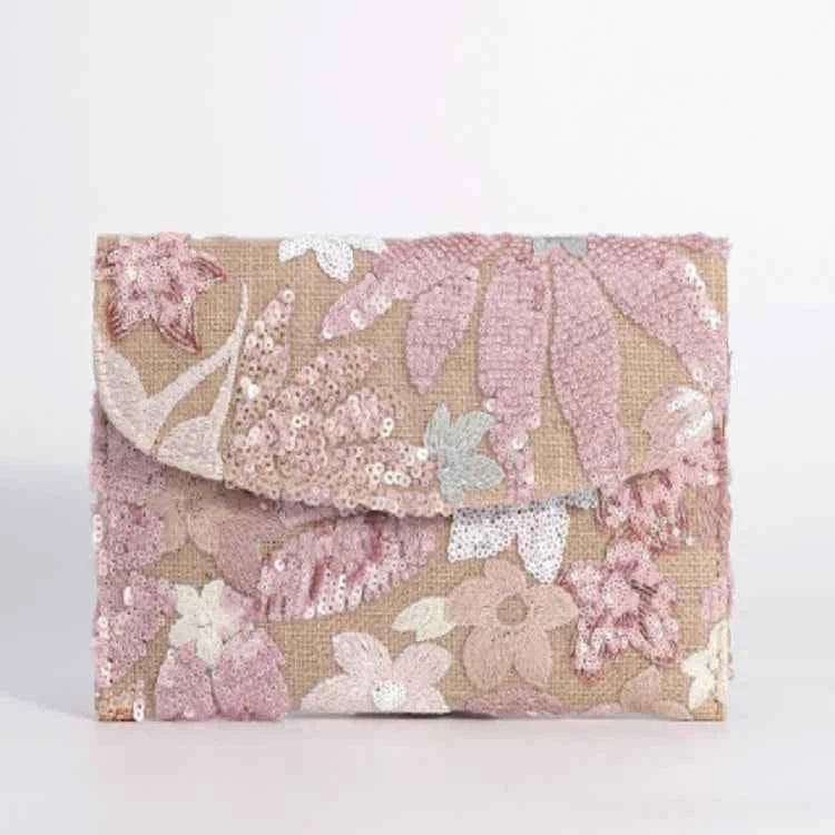 Straw Envelope Bag