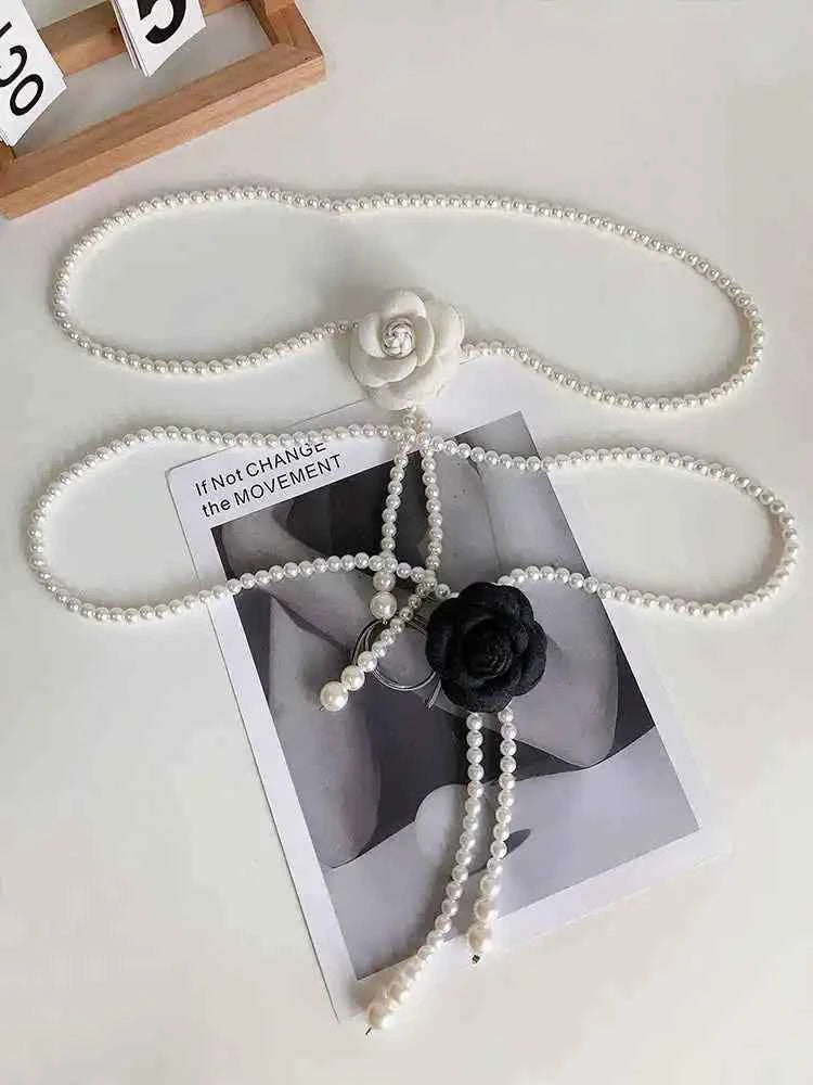 Pearl Waist Belt Women's