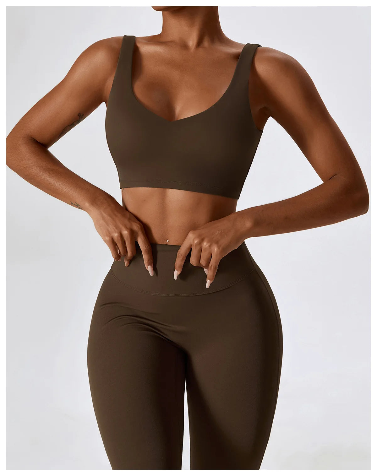 Gym Yoga Suit 2PCS Tight Fitting Sports Set