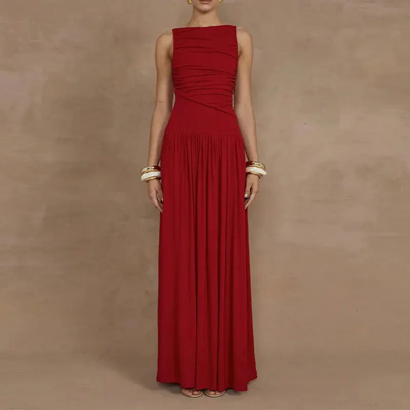 Women Sleeveless Maxi Dress